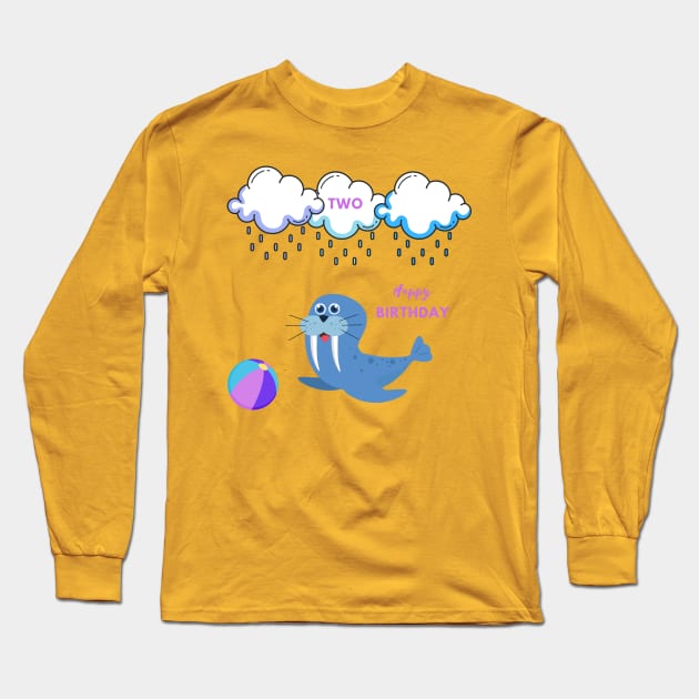 Second Birthday Long Sleeve T-Shirt by IrenaAner